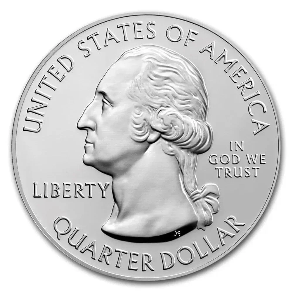 2019 U.S. Mint Quarters $25.00 Bag - America The Beautiful American Memorial Par - Picture 2 of 9